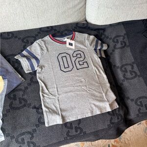 NWT Janie and Jack athletics top gray size 6
